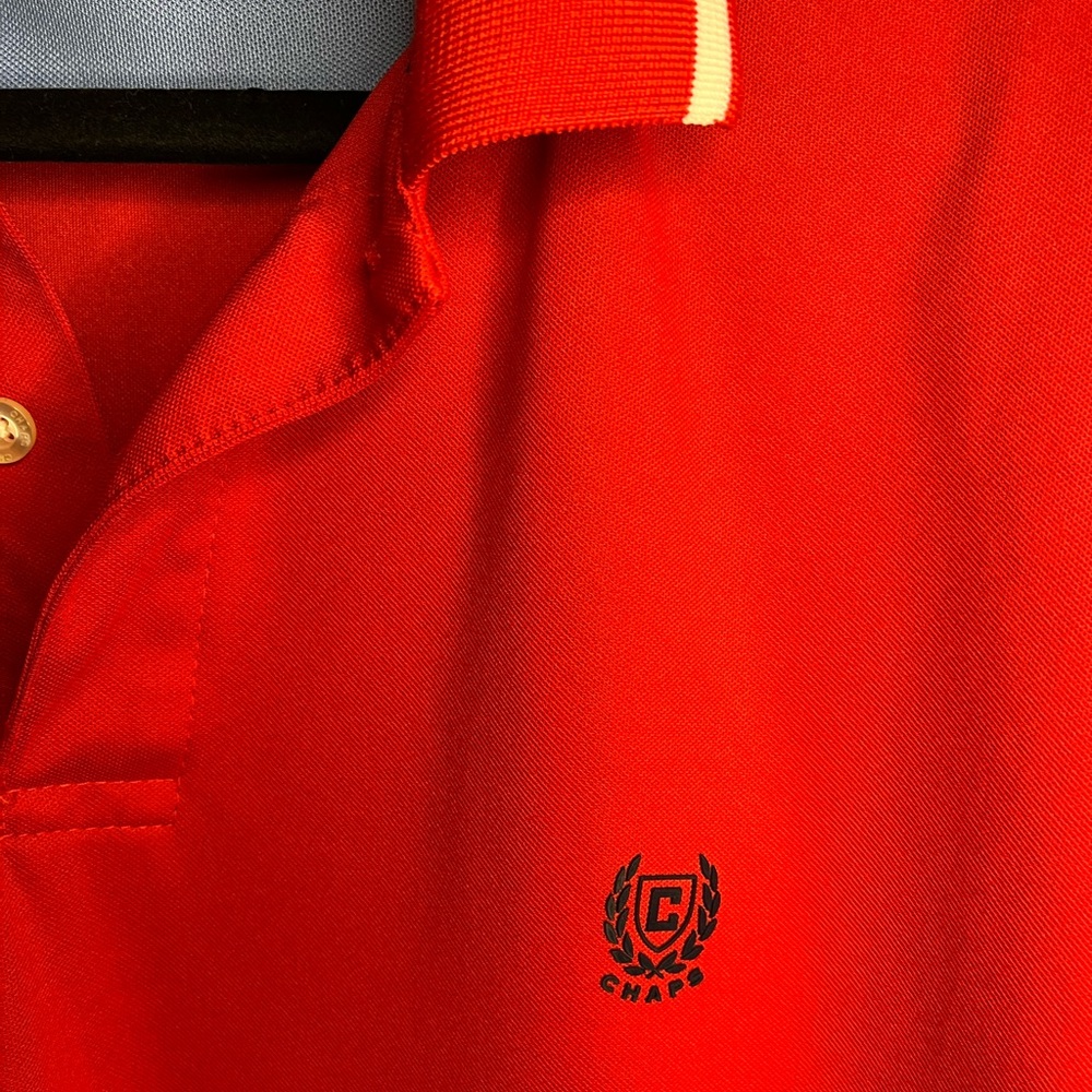 Chaps lightweight sport polo in red. - Picture 4 of 4